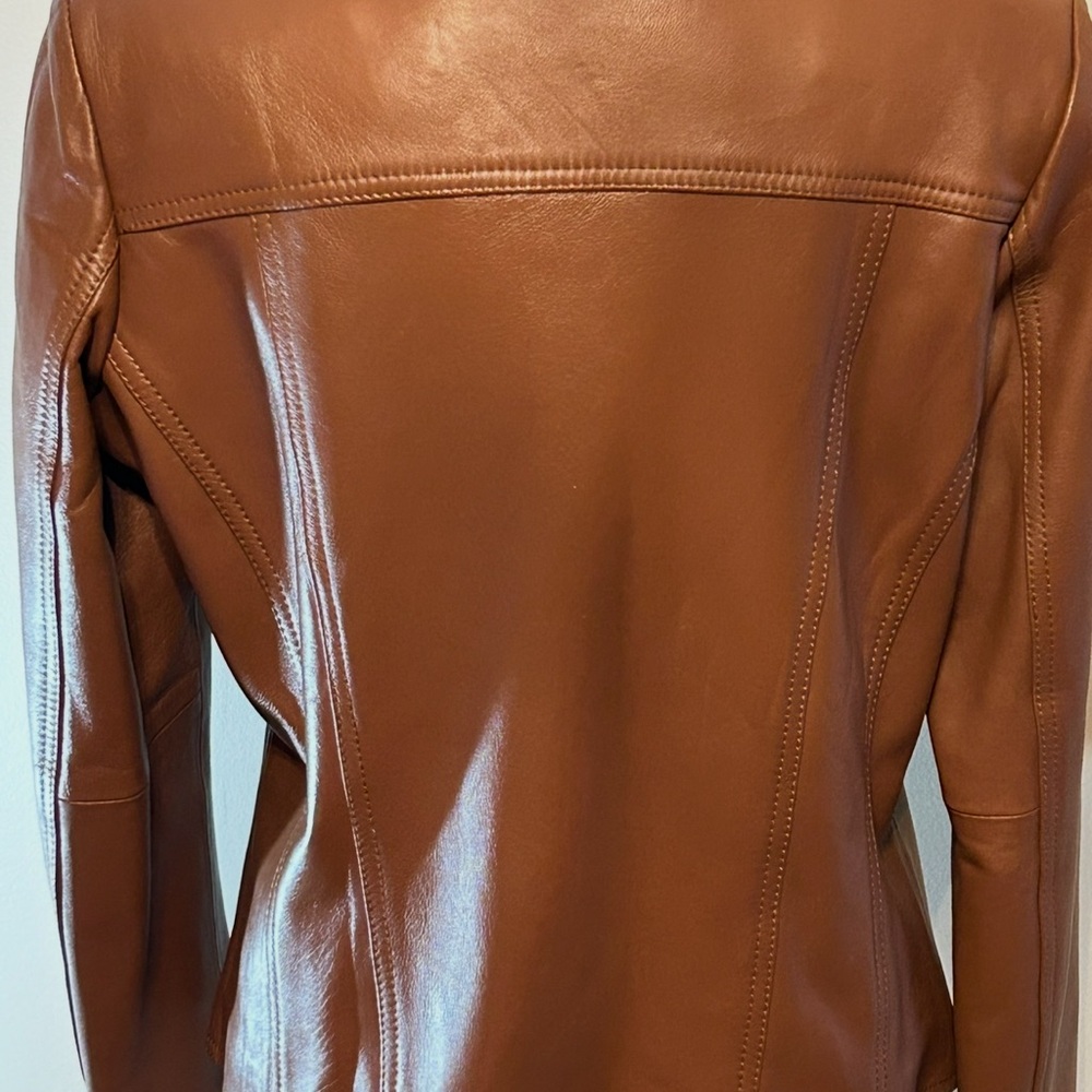 Brown Leather Jacket - image 4
